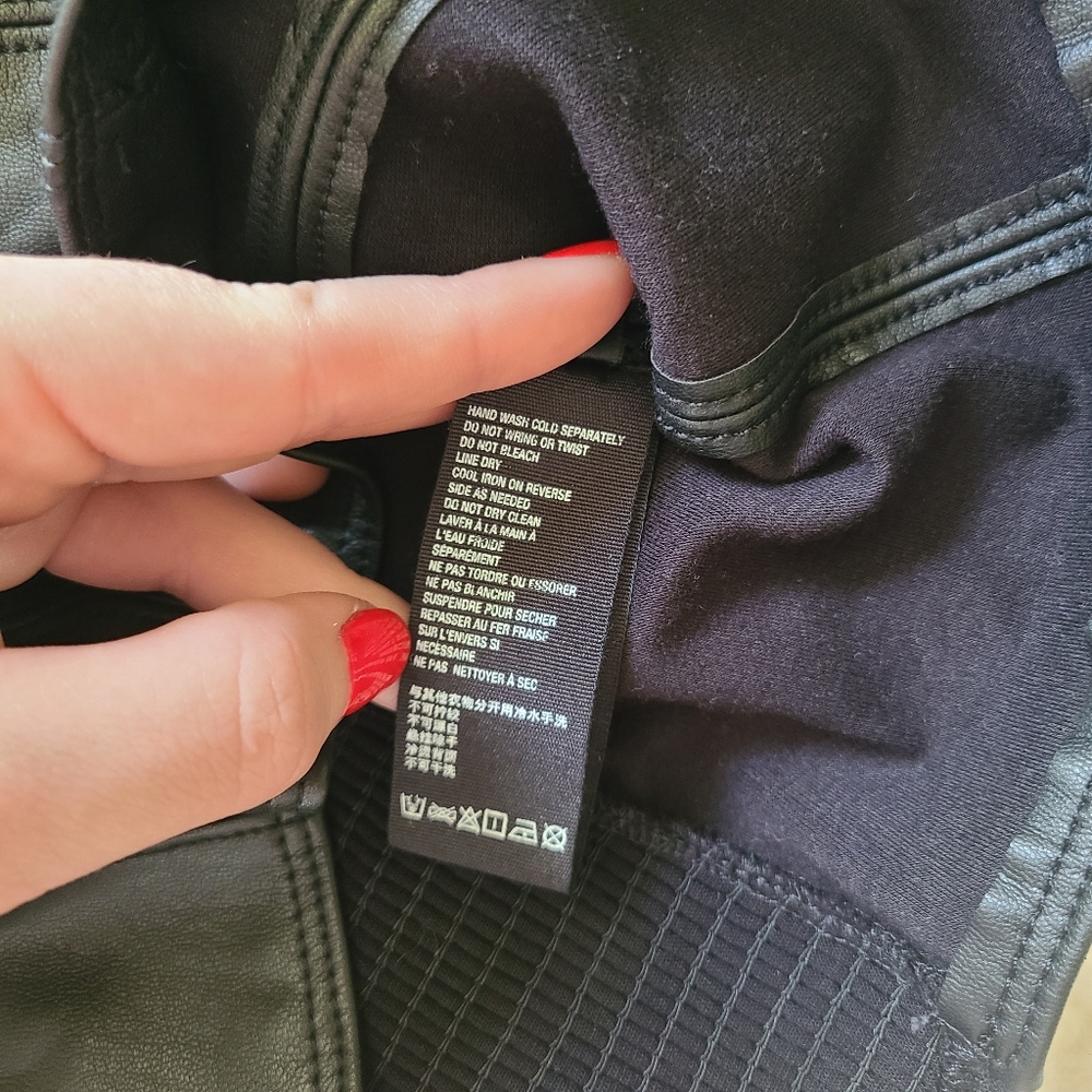 free people • faux leather tube top - Picture 5 of 7